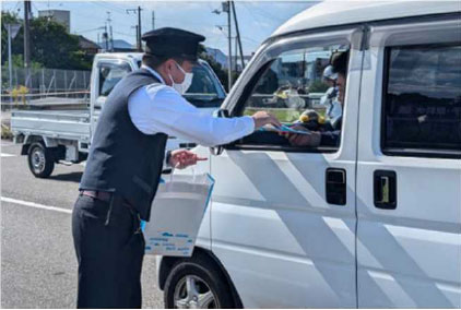 ＰＲチラシの配布