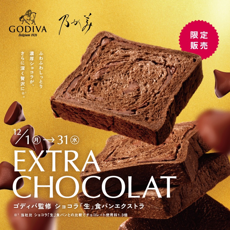 乃が美期間限定商品EXTRACHOCOLAT