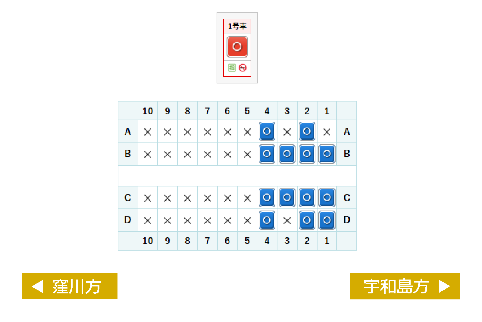 シートマップ